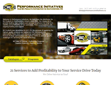 Tablet Screenshot of performanceinitiatives.ca